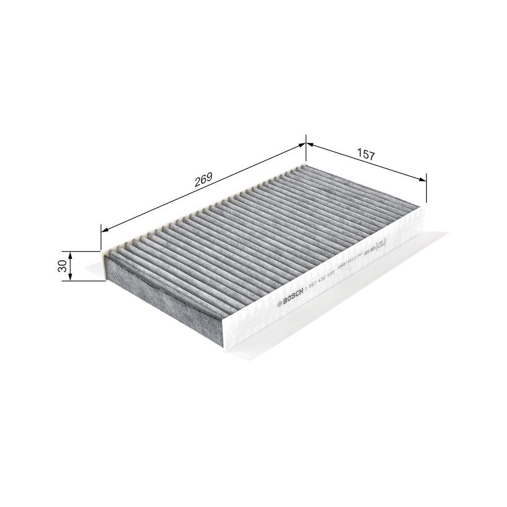 Filter, Innenraumluft BOSCH 1 987 432 535 für JAGUAR ROVER LAND ROVER