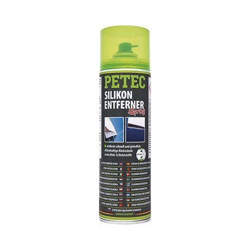 PETEC 6x 70950 Silikonentferner 500 ml Spray Silikonl&ouml;ser Reiniger Entfetter