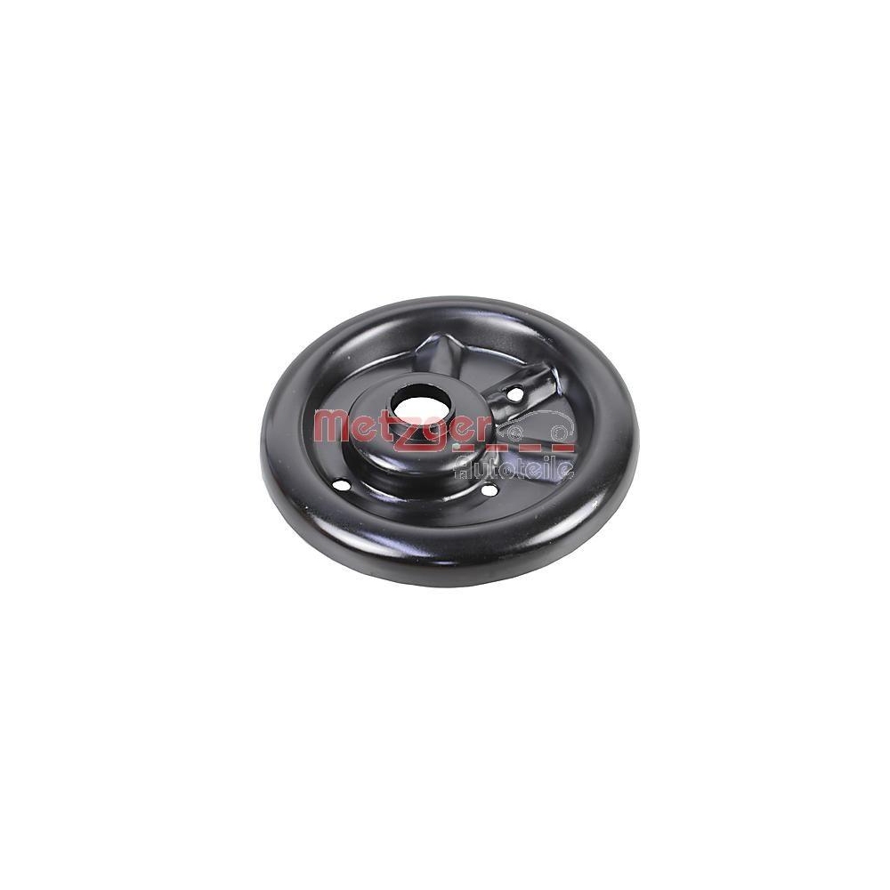 Federteller METZGER 6490183 f&uuml;r MITSUBISHI, Vorderachse links, oben