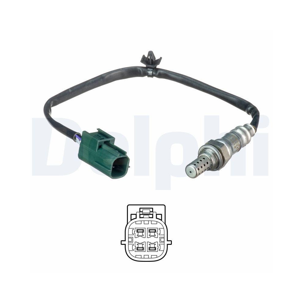 DELPHI ES20641-12B1 Lambdasonde f&uuml;r NISSAN, nach Katalysator
