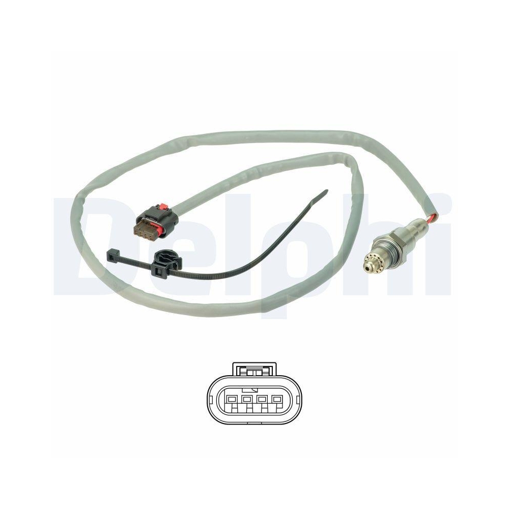 DELPHI ES21407-12B1 Lambdasonde f&uuml;r FORD, nach Katalysator