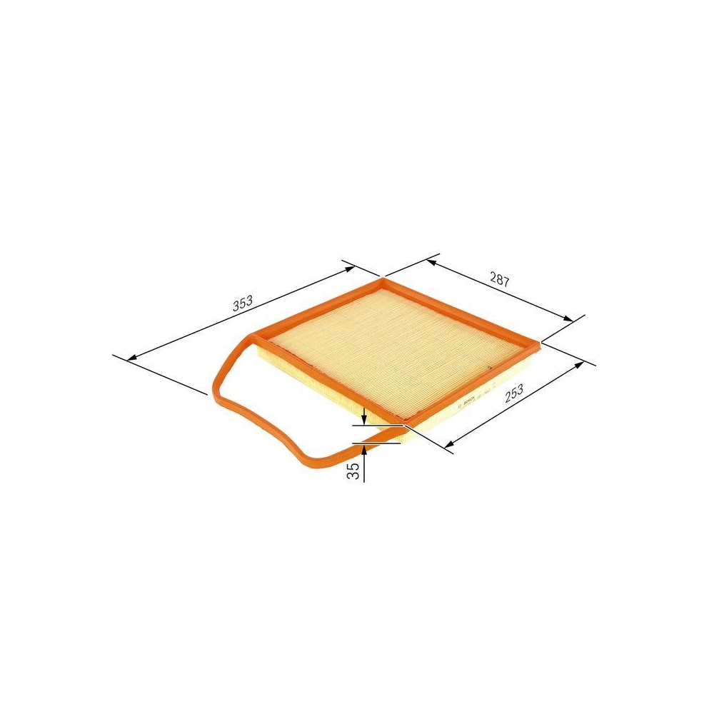Luftfilter BOSCH F 026 400 148 f&uuml;r BMW