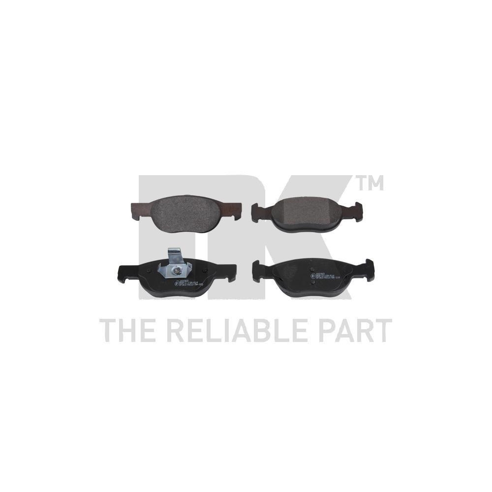 Bremsbelagsatz, Scheibenbremse NK 222363 f&uuml;r FIAT LANCIA, Vorderachse