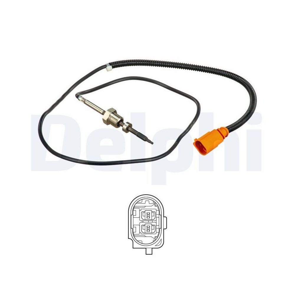 DELPHI TS30166 Sensor, Abgastemperatur f&uuml;r VW