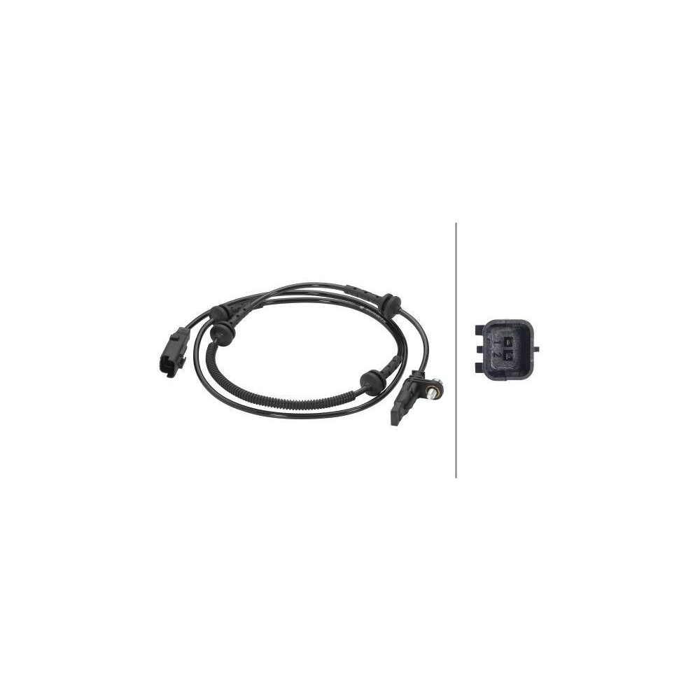 HELLA Sensor, Raddrehzahl 6PU 010 039-781 f&uuml;r CITRO&Euml;N PEUGEOT, Vorderachse
