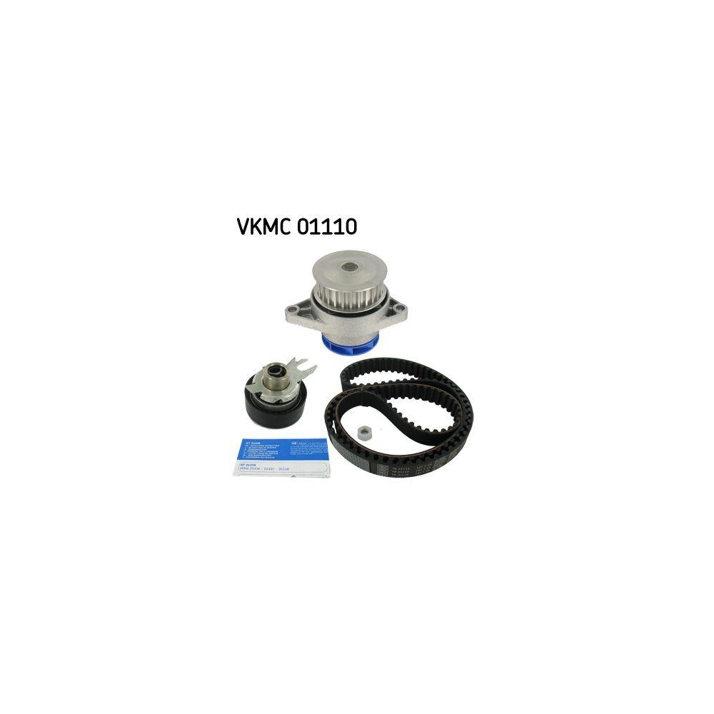 Wasserpumpe + Zahnriemensatz SKF VKMC 01110 f&uuml;r AUDI FIAT LANCIA SEAT SKODA VW