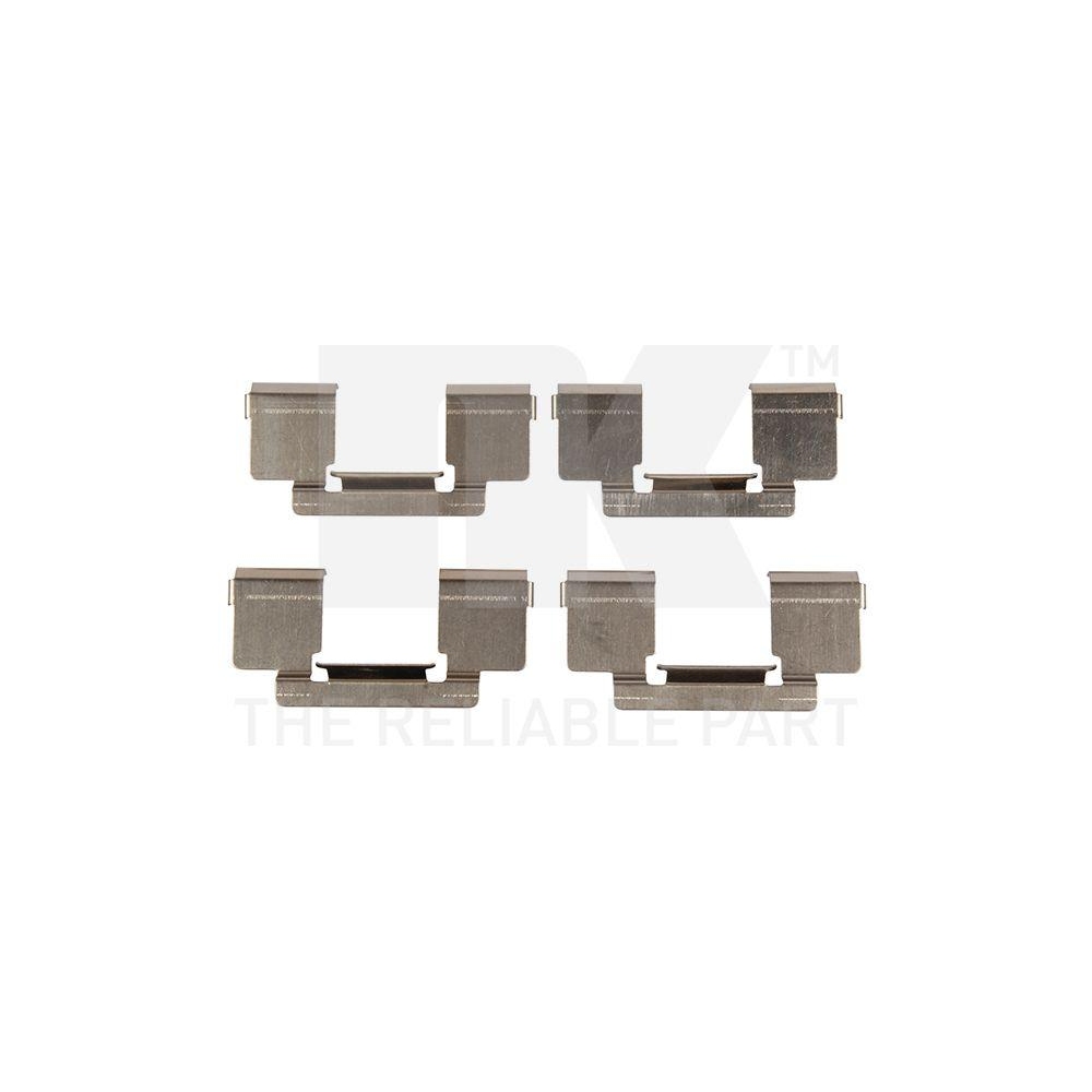 Zubehörsatz, Scheibenbremsbelag NK 7939609 für, Vorderachse