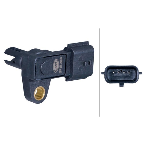 HELLA 6PP 358 393-371 Sensor, Ladedruck f&uuml;r NISSAN