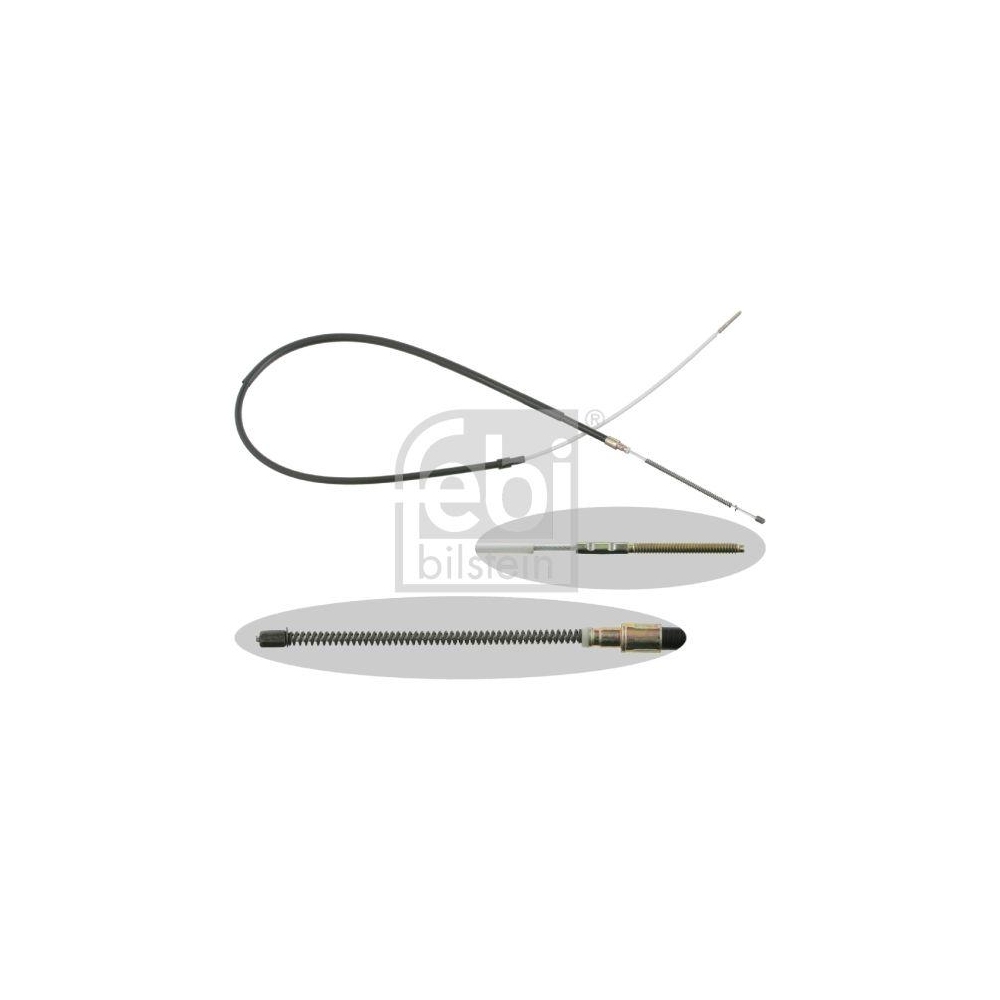 FEBI BILSTEIN Seilzug, Feststellbremse 14200 f&uuml;r VW, hinten links, hinten rechts