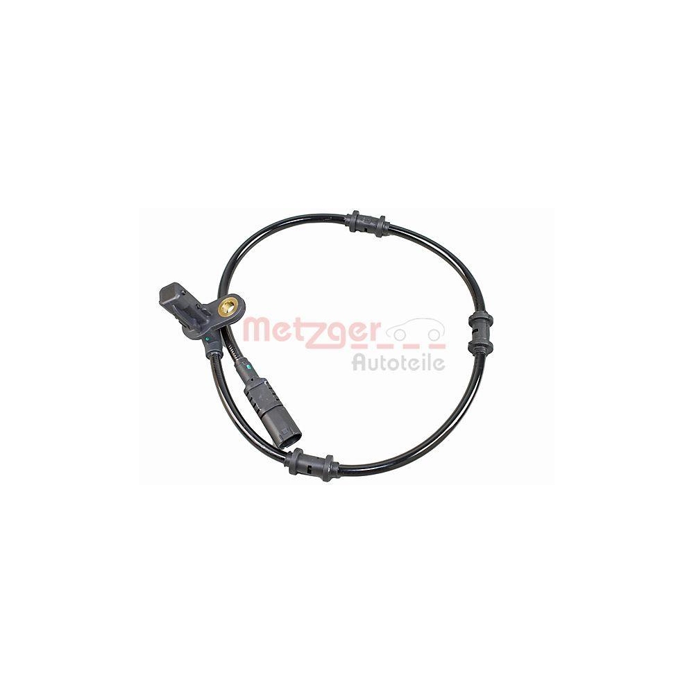 Sensor, Raddrehzahl METZGER 09001064 f&uuml;r MERCEDES-BENZ, Hinterachse rechts