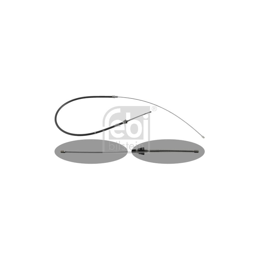 FEBI BILSTEIN Seilzug, Feststellbremse 48301 f&uuml;r SEAT SKODA VW, hinten links