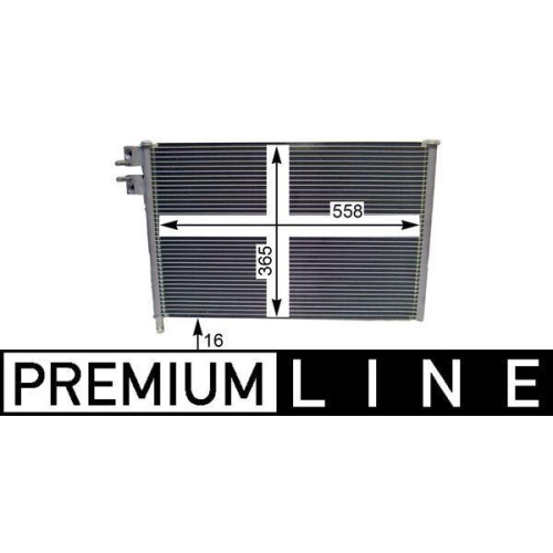 MAHLE AC 298 000P Kondensator, Klimaanlage BEHR *** PREMIUM LINE *** f&uuml;r FORD