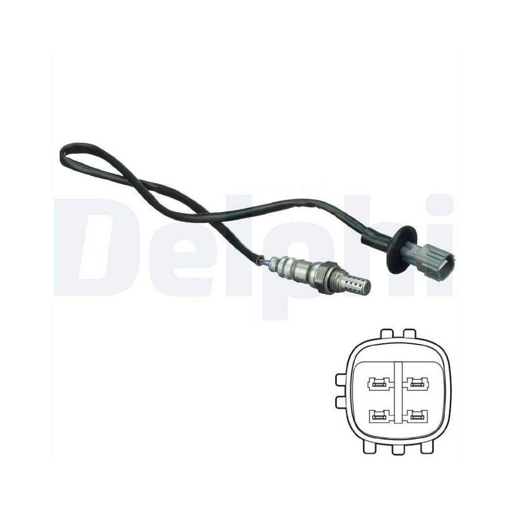 DELPHI ES20224-12B1 Lambdasonde f&uuml;r TOYOTA LEXUS, nach Katalysator, vorne links