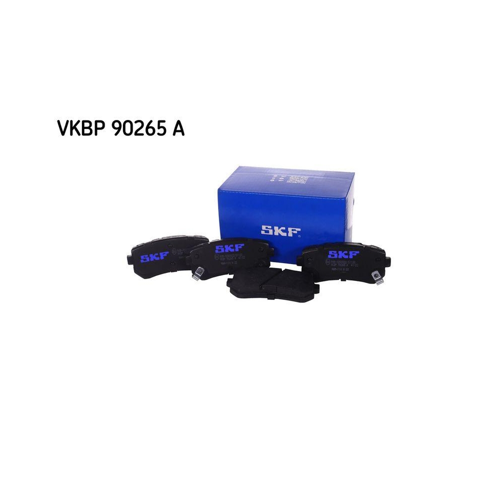 Bremsbelagsatz, Scheibenbremse SKF VKBP 90265 A f&uuml;r HYUNDAI KIA, Hinterachse