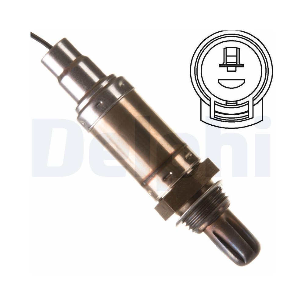 DELPHI ES10226-12B1 Lambdasonde f&uuml;r TOYOTA LEXUS, nach Katalysator, vorne