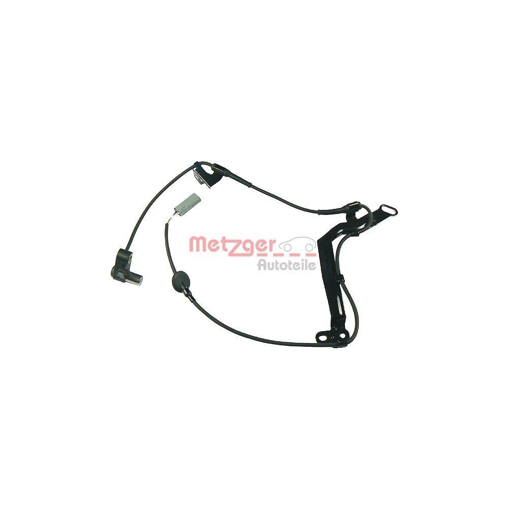 Sensor, Raddrehzahl METZGER 0900320 f&uuml;r MAZDA IKA, Vorderachse rechts