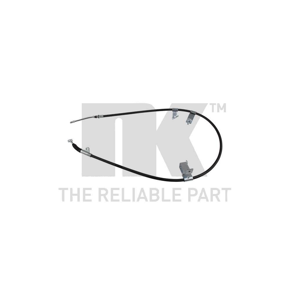 Seilzug, Feststellbremse NK 902257 f&uuml;r NISSAN, hinten rechts, rechts