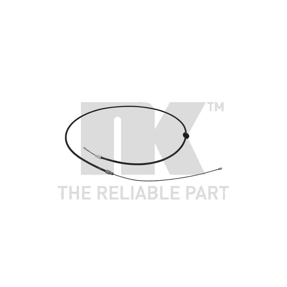 Seilzug, Feststellbremse NK 9033103 f&uuml;r MERCEDES-BENZ, mitte, vorne