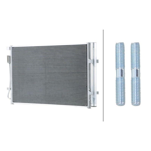 HELLA 8FC 366 222-311 Kondensator, Klimaanlage >>> Easy2Fit <<< f&uuml;r HYUNDAI KIA