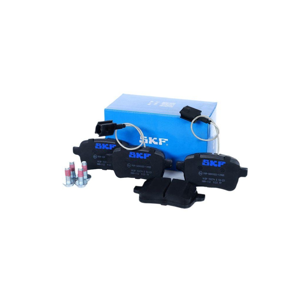 Bremsbelagsatz, Scheibenbremse SKF VKBP 90274 E f&uuml;r ALFA ROMEO FIAT, Hinterachse