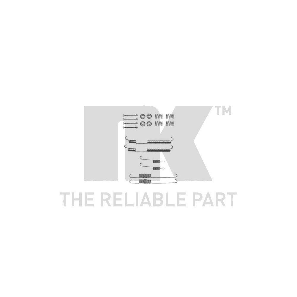 Zubeh&ouml;rsatz, Bremsbacken NK 7939755 f&uuml;r RENAULT, Hinterachse