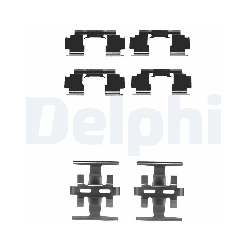 DELPHI LX0130 Zubeh&ouml;rsatz, Scheibenbremsbelag f&uuml;r HONDA, Vorderachse