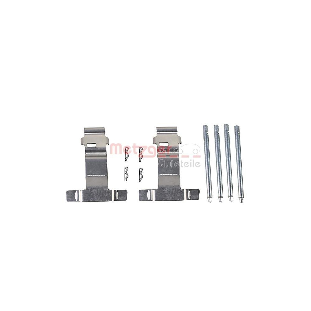 Zubeh&ouml;rsatz, Scheibenbremsbelag METZGER 109-0043 f&uuml;r AUDI, Vorderachse