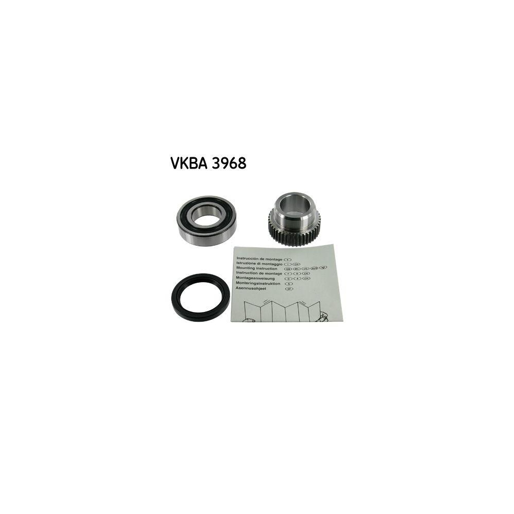 Radlagersatz SKF VKBA 3968 für MITSUBISHI SUZUKI, Hinterachse
