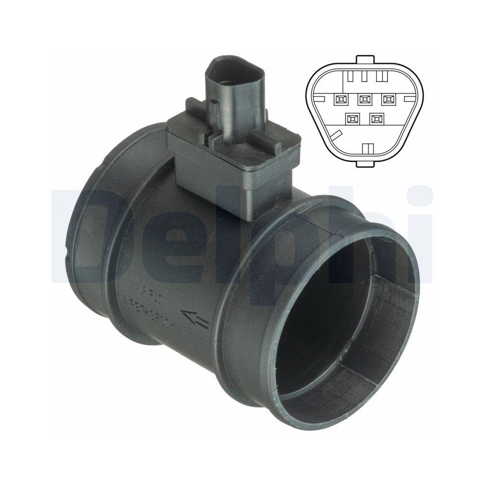DELPHI AF10398-12B1 Luftmassenmesser f&uuml;r OPEL VAUXHALL CHEVROLET GENERAL MOTORS