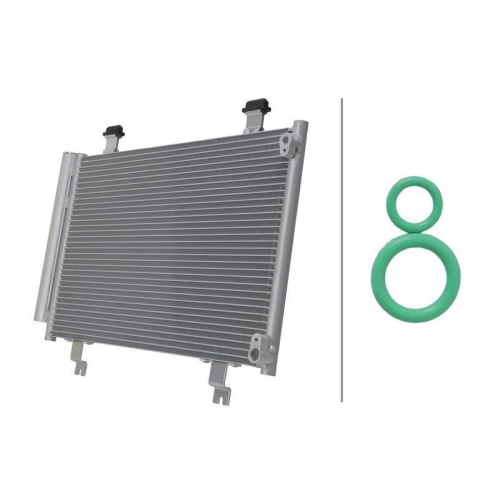 HELLA 8FC 366 222-821 Kondensator, Klimaanlage >>> Easy2Fit <<< f&uuml;r SUZUKI