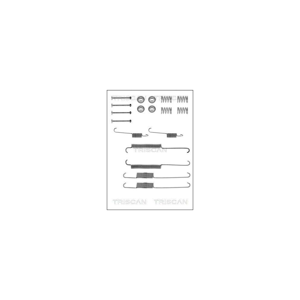 Zubeh&ouml;rsatz, Bremsbacken TRISCAN 8105 102508 f&uuml;r, Hinterachse