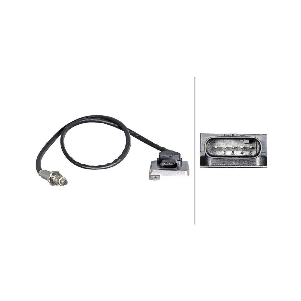 HELLA NOx-Sensor, Harnstoffeinspritzung 6PN 358 307-141 für MERCEDES-BENZ