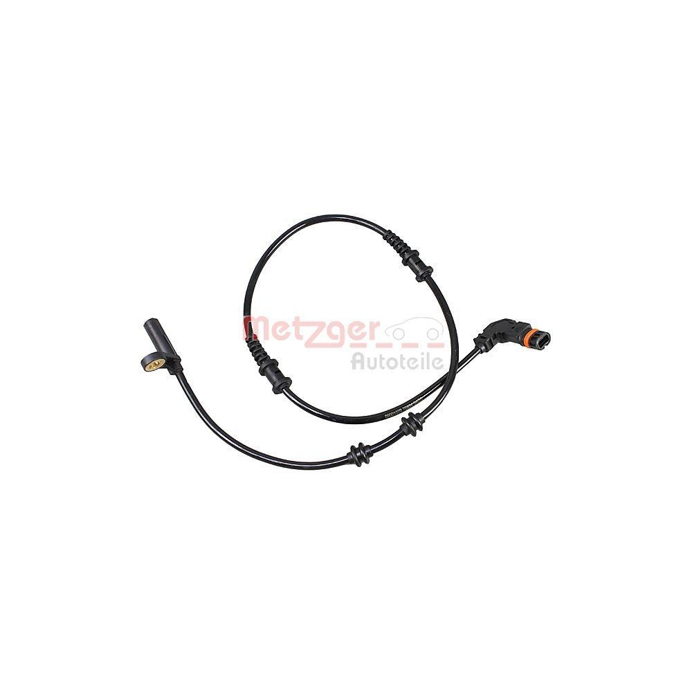 Sensor, Raddrehzahl METZGER 09001070 f&uuml;r MERCEDES-BENZ, Vorderachse links