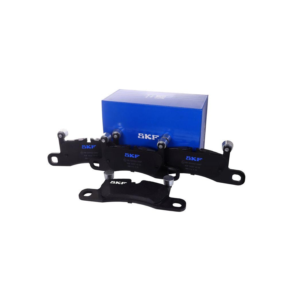 Bremsbelagsatz, Scheibenbremse SKF VKBP 90297 f&uuml;r PORSCHE VW, Hinterachse