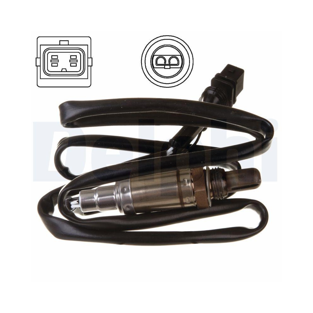 DELPHI ES10242-12B1 Lambdasonde für ALFA ROMEO AUDI FIAT LANCIA SAAB SEAT SKODA
