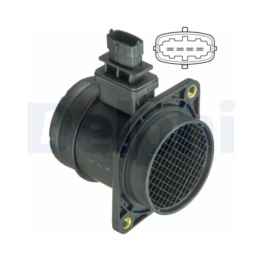 DELPHI AF10403-12B1 Luftmassenmesser f&uuml;r ALFA ROMEO FIAT LANCIA