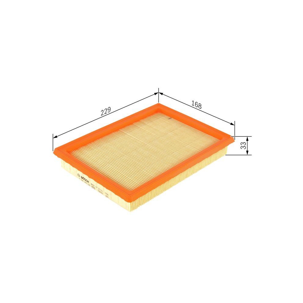 Luftfilter BOSCH F 026 400 222 für HONDA NISSAN RENAULT SUBARU INFINITI
