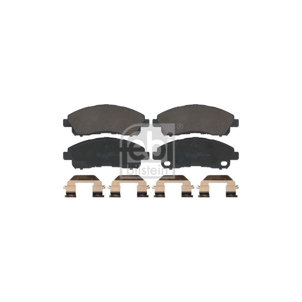 FEBI BILSTEIN Bremsbelagsatz, Scheibenbremse 16948 f&uuml;r MITSUBISHI, Hinterachse