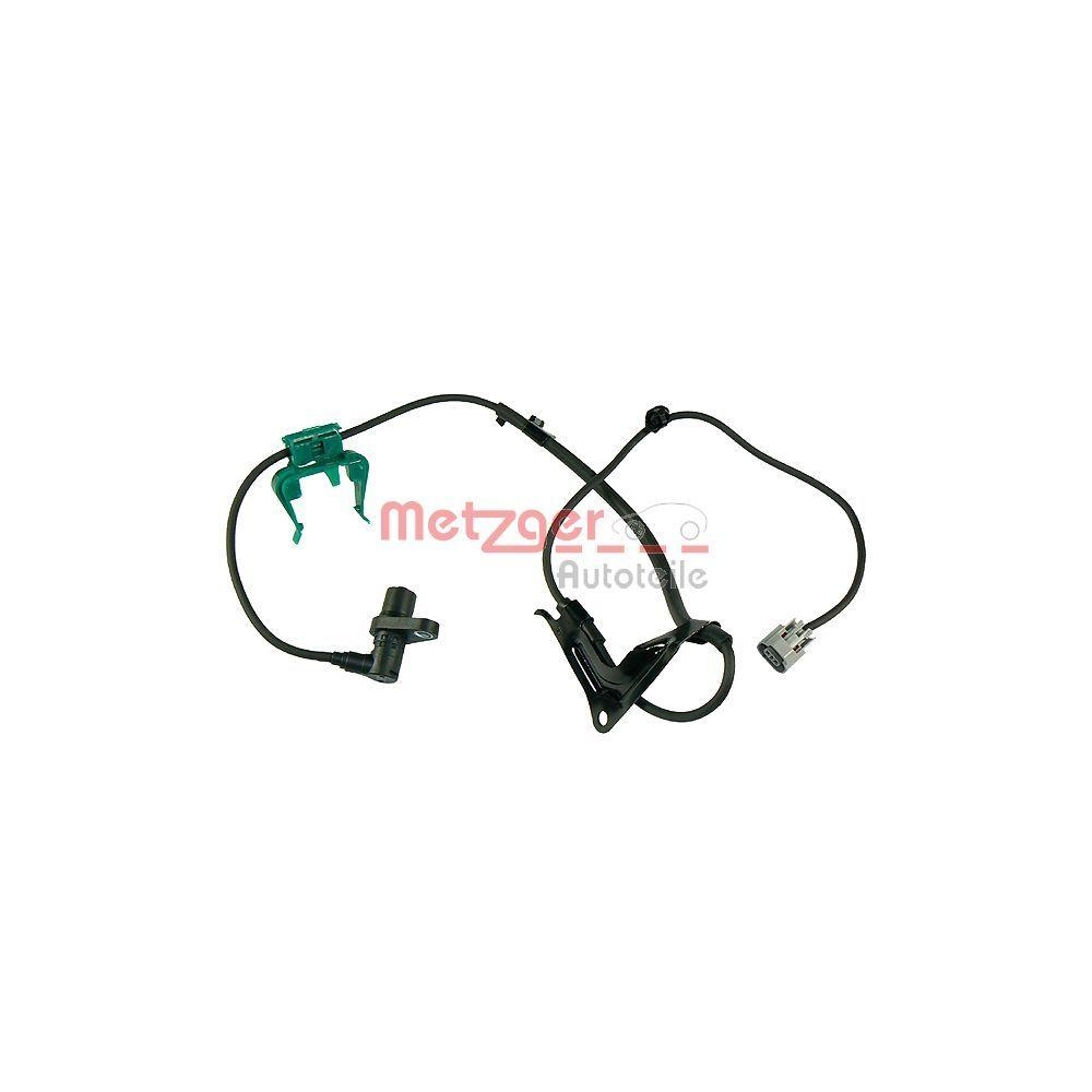 Sensor, Raddrehzahl METZGER 0900330 f&uuml;r TOYOTA, Vorderachse rechts
