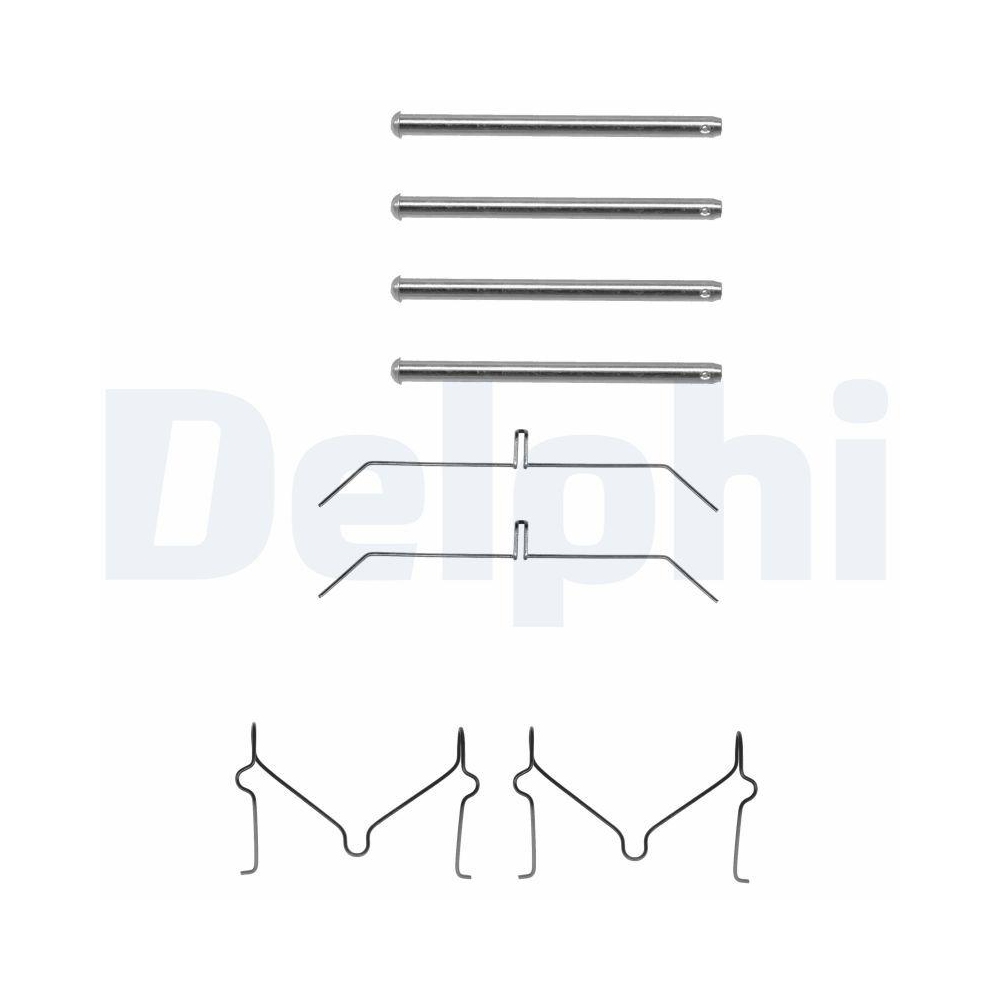 DELPHI LX0145 Zubeh&ouml;rsatz, Scheibenbremsbelag f&uuml;r, Vorderachse