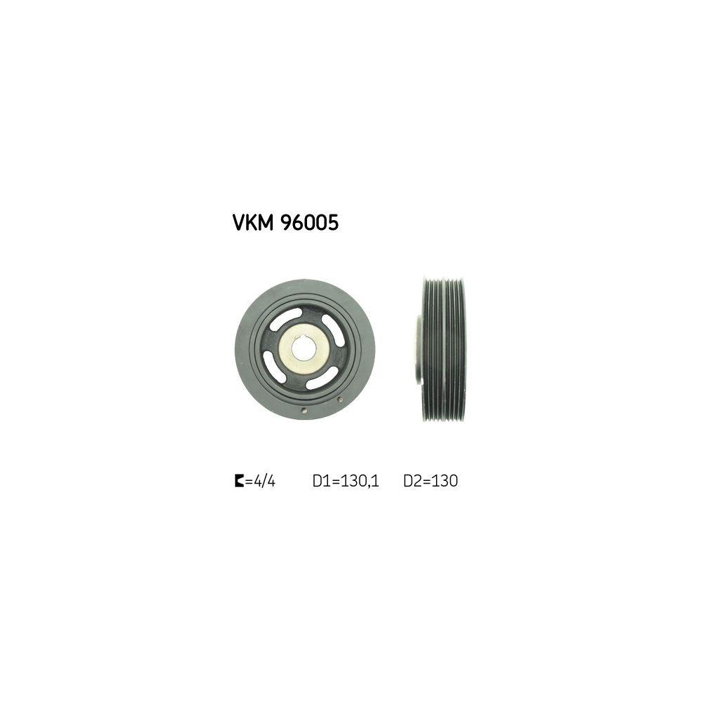 Riemenscheibe, Kurbelwelle SKF VKM 96005 f&uuml;r CHEVROLET