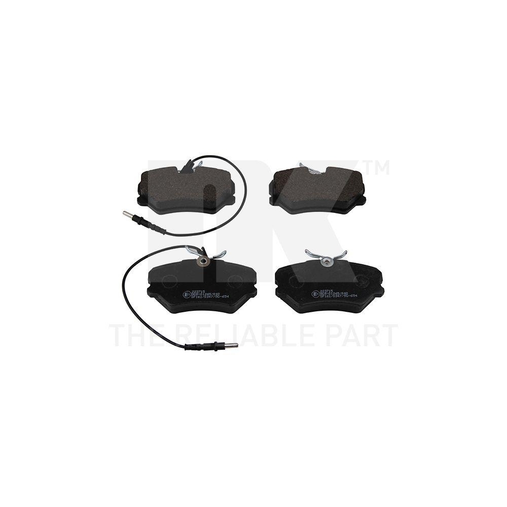 Bremsbelagsatz, Scheibenbremse NK 223715 f&uuml;r PEUGEOT, Vorderachse