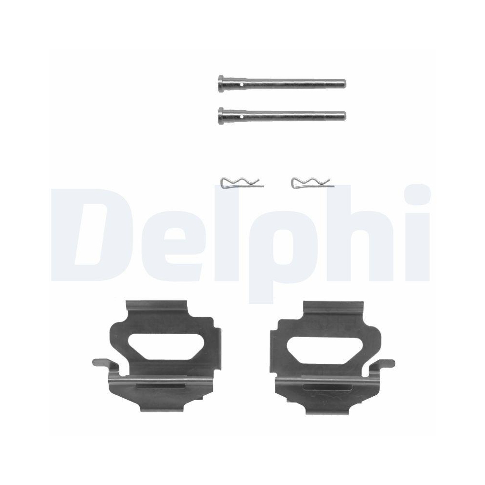 DELPHI LX0149 Zubeh&ouml;rsatz, Scheibenbremsbelag f&uuml;r FORD, Vorderachse