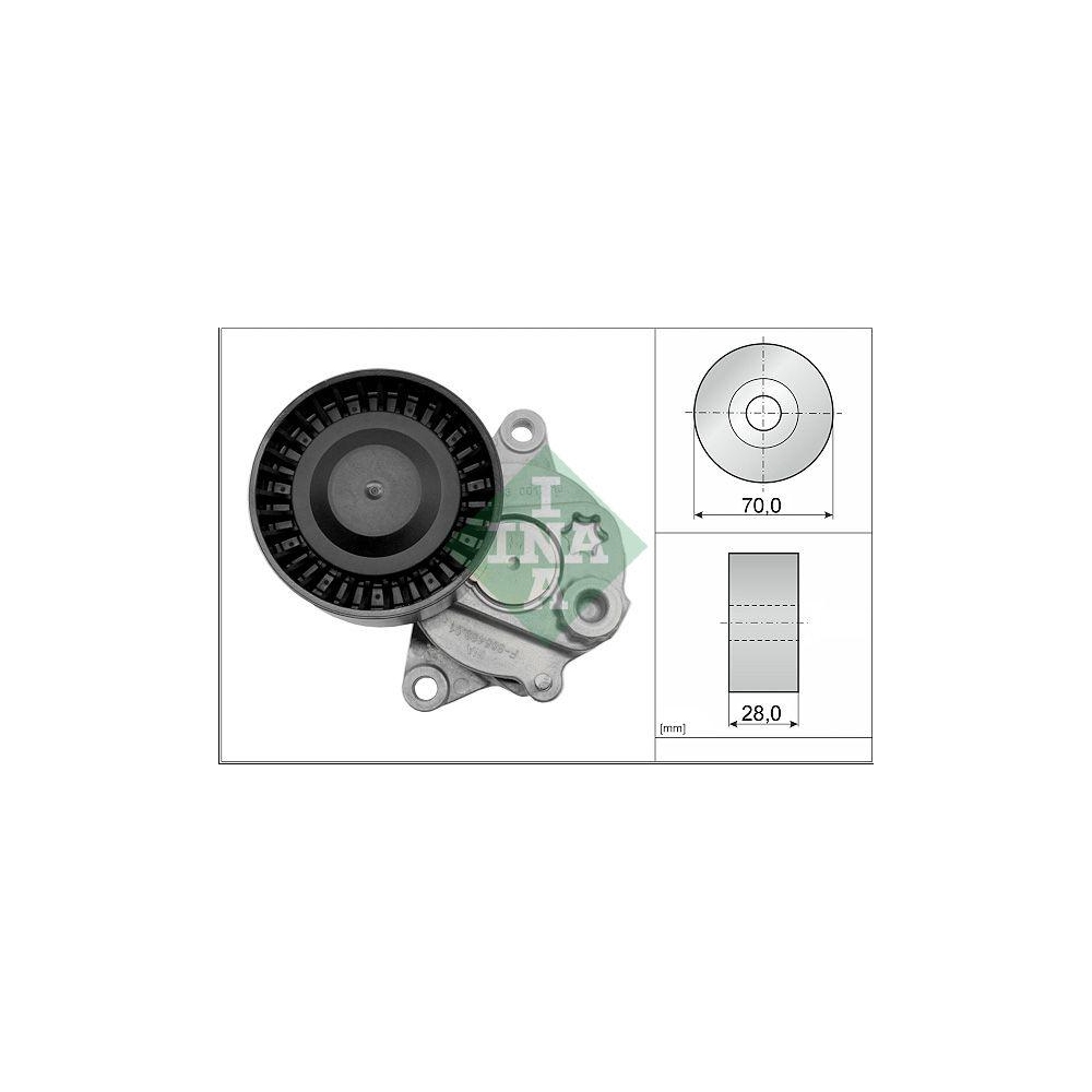 Riemenspanner, Keilrippenriemen Schaeffler INA 533 0017 10 für MERCEDES-BENZ