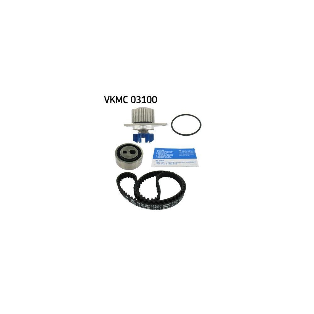 Wasserpumpe + Zahnriemensatz SKF VKMC 03100 f&uuml;r CITRO&Euml;N PEUGEOT ROVER