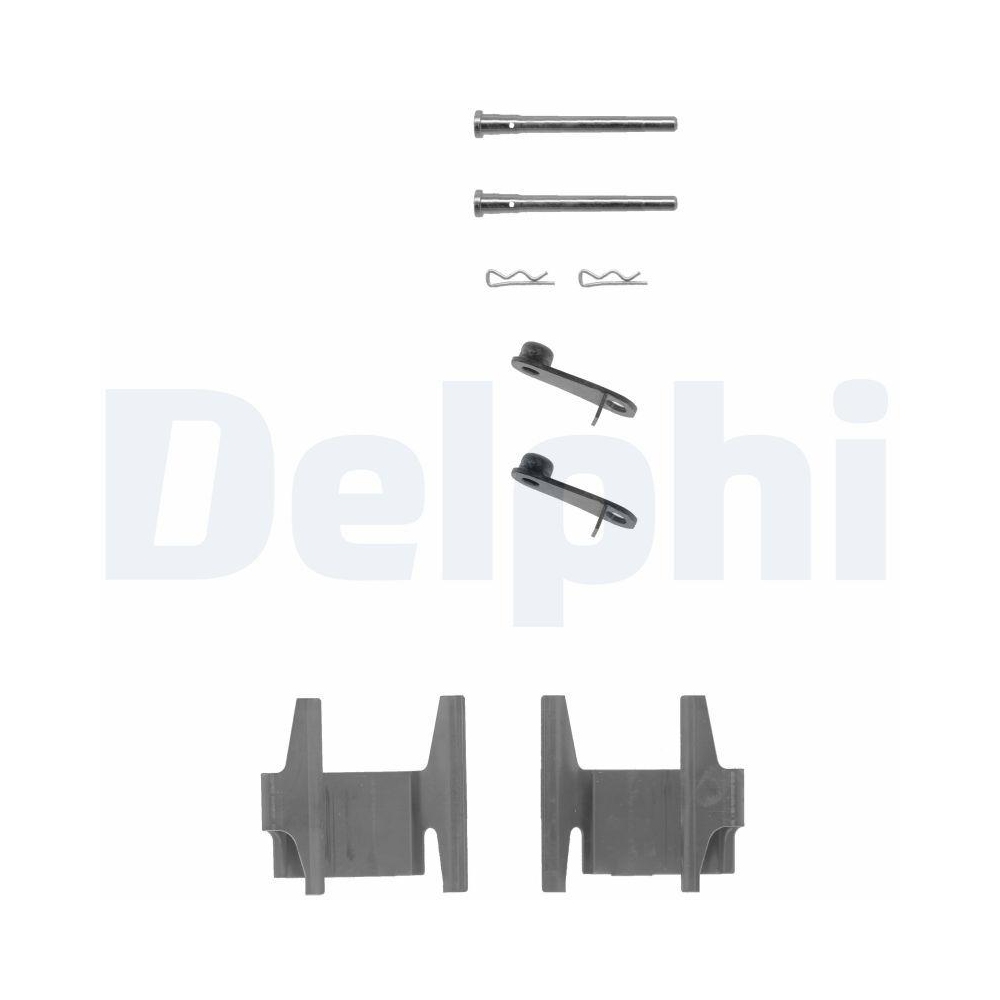 DELPHI LX0151 Zubeh&ouml;rsatz, Scheibenbremsbelag f&uuml;r CITRO&Euml;N, Vorderachse