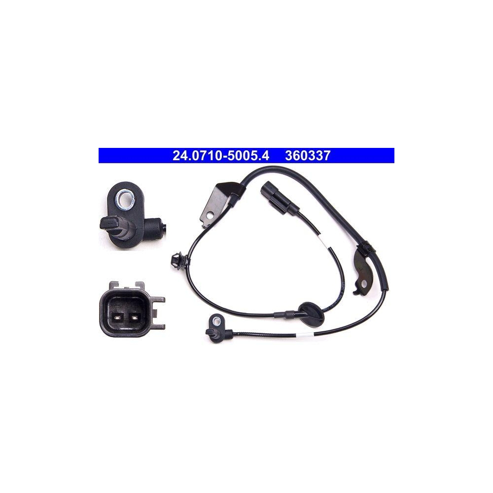Sensor, Raddrehzahl ATE 24.0710-5005.4 für MITSUBISHI, Vorderachse links