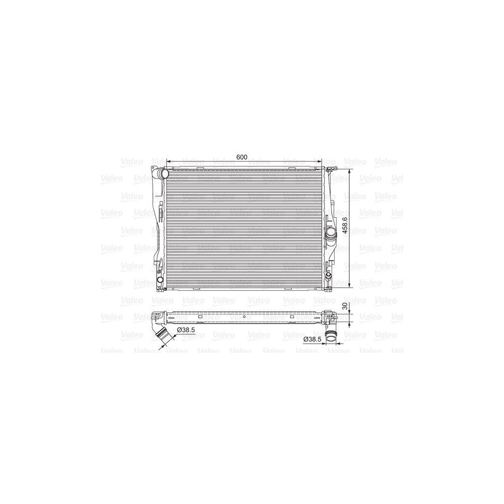 K&uuml;hler, Motork&uuml;hlung VALEO 701542 f&uuml;r BMW BMW (BRILLIANCE)