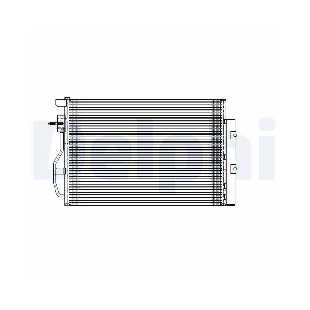 Kondensator, Klimaanlage DELPHI CF20266 für OPEL VAUXHALL