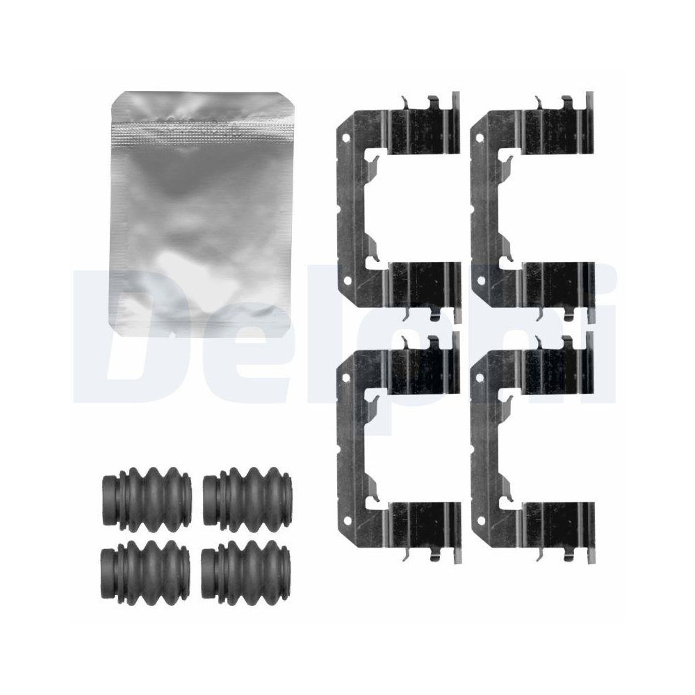 DELPHI LX0630 Zubeh&ouml;rsatz, Scheibenbremsbelag f&uuml;r KIA, Vorderachse